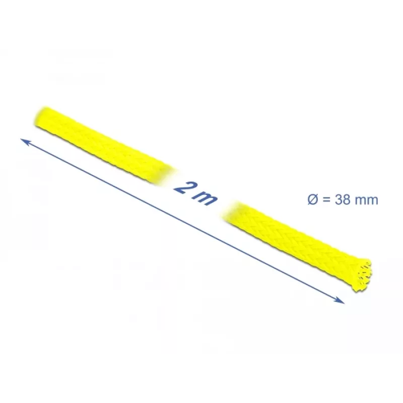 Osłona na kable DeLOCK 20755 żółta
