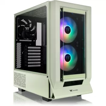 Ceres 350 MX, Tower-Enclosure Light Green, Tempered Glass x 2