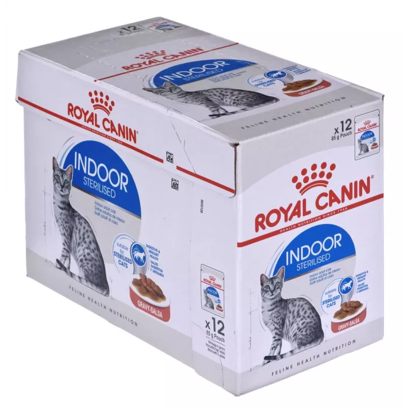 Mokra karma dla kota Royal Canin Indoor Sterilized 12 x 85 g — drób, dorosłe koty wykastrowane niewychodzące