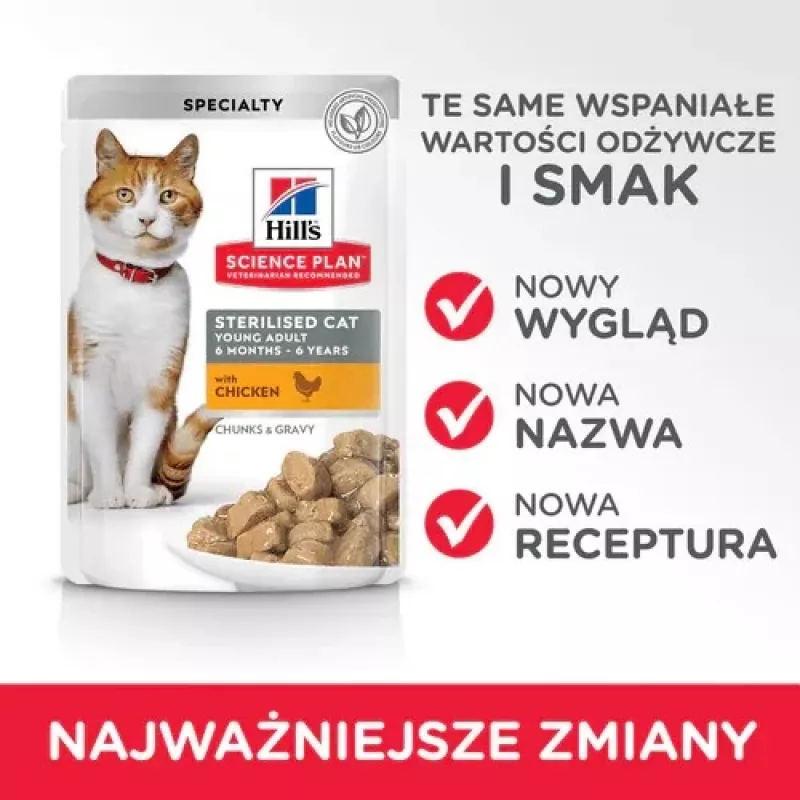 HILL'S Science Plan Adult z kurczakiem - mokra karma dla kota - 85 g