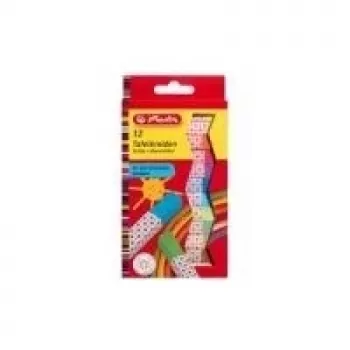 Kreda Herlitz 8856502 — Biała kreda kwadratowa, 36 sztuk, zawinięta w papier, niezaostrzona