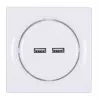 Fibaro Walli N gniazdo ścienne 2x USB Biały