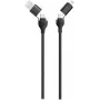 Kabel USB 2GO 797369 1,2m USB A/USB C USB C/Lightning Czarny
