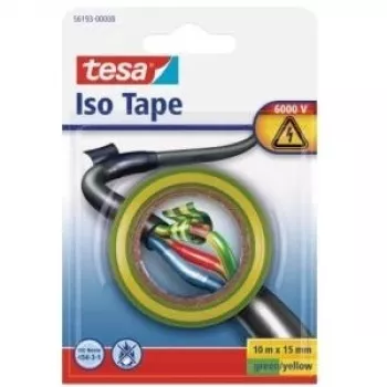 Taśma biurowa TESA 56192-00014-01 zielono-żółta 13 mm