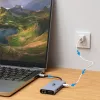 Adapter USB-C 11-w-1 Hawk HW-HUB1101 — hub wieloportowy z 11 portami