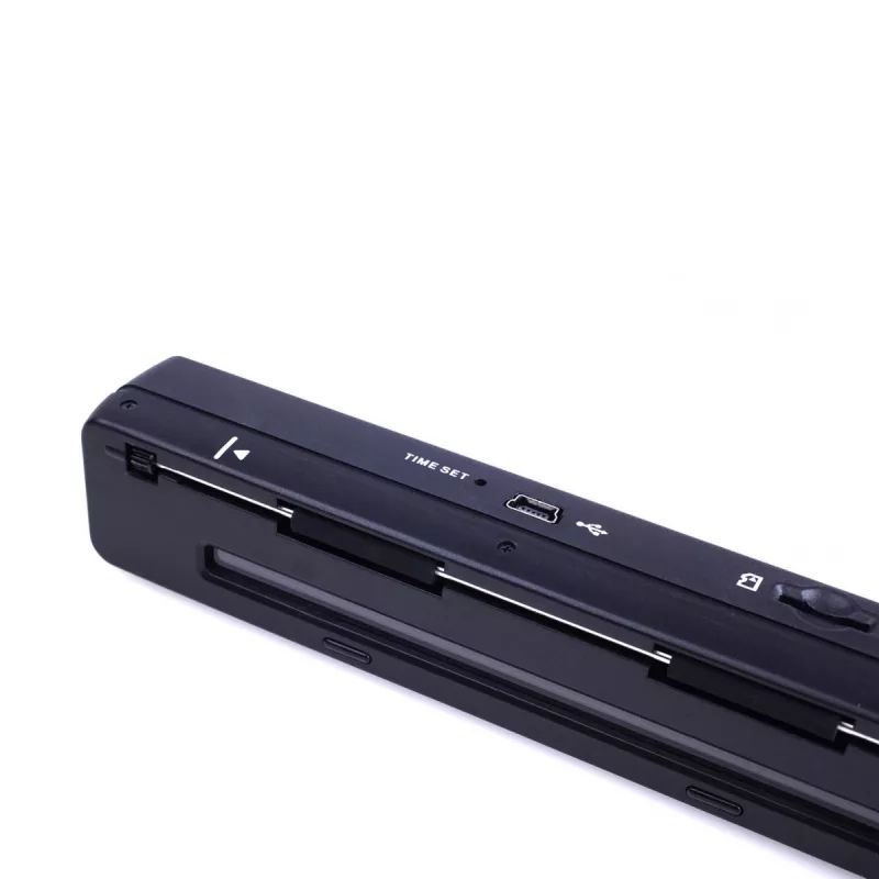 Skaner piórkowy MEDIA-TECH MT4090, czarny, Wyświetlacz LED, USB 2.0, MicroSD, Bateria AAA