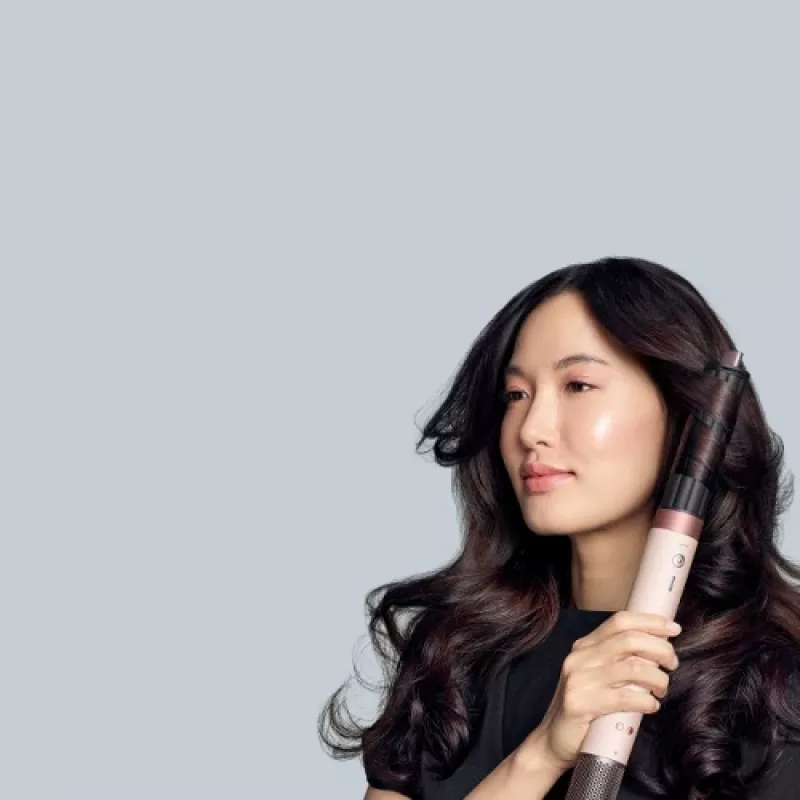 Airwrap Co-anda2x Straight + Wavy, Multistyler krem/różowe złoto, Bluetooth, 1700 W (uszkodzone opakowanie)