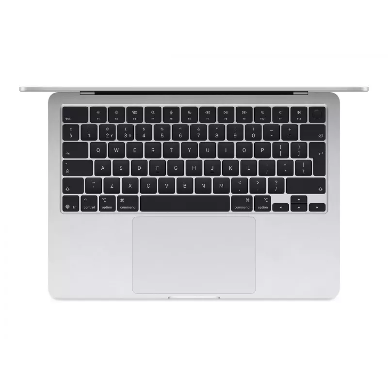 Apple MacBook Air 13 (2025), 16 GB, 512 GB, M4 (10-rdzeniowy CPU/10-rdzeniowy GPU), Srebrny, Zasilacz 35 W z dwoma portami USB-C, Niemiecki, MW0X3D/A