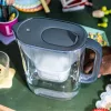 Dzbanek filtrujący wodę BRITA Style Essential 2,4 l grafitowy — dzbanek z wkładem MAXTRA, Smart Light, 1,4 l przefiltrowanej wody