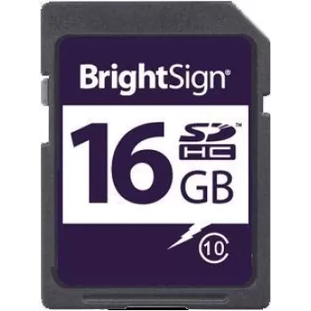 BrightSign 16 GB SDHC Class 10 karta pamięci MLC Class 10 (SDHC-16C10-1)