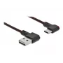 Kabel USB DeLOCK EASY-USB 2.0 wtyk męski typu A na wtyk męski typu C 0,5 m czarny
