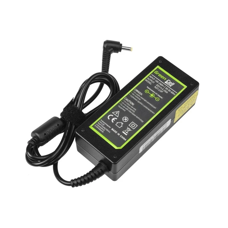 Zasilacz zielony Cell AD123P 65 W 20 V 3,25 A do Lenovo, wewnętrzny, czarny, kabel 2 m