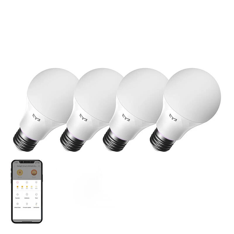 YEELIGHT W4 Inteligentna żarówka Wi-Fi/Bluetooth E27 ściemniana (YLQPD-0012) 4 szt.