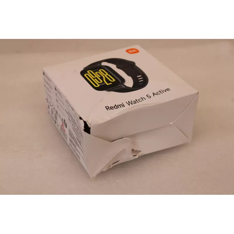WYPRZEDAŻ. Xiaomi Redmi Watch 5 Active, Midnight Black | WYPRZEDAŻ. Redmi Watch 5 Active | Smartwatch | LCD | 2,0” | Wodoodporny | USZKODZONE OPAKOWANIE | Midnight Black
