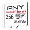 Karta pamięci MicroSDXC PNY microSD Express 256 GB UHS‑I Odczyt 890 MB/s Zapis 750 MB/s U3 V30