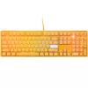 Ducky One 3 Żółta klawiatura gamingowa, RGB LED - MX-Niebieski (US)