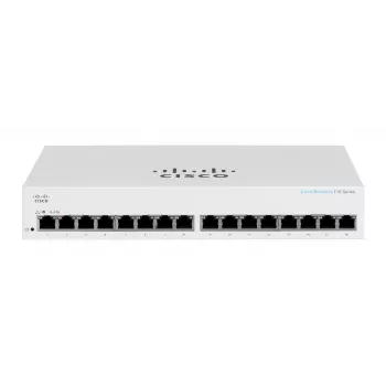Przełącznik Cisco CBS110 Niezarządzalny L2 Gigabit Ethernet 16x RJ-45 (10/100/1000), 1U, 32 Gbps