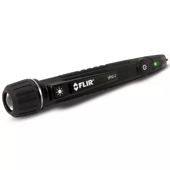 FLIR VP52-2 bezkontaktowy tester napięcia CAT IV 1000 V LED, wibracje, akustyczny Kieszonkowy Czarny