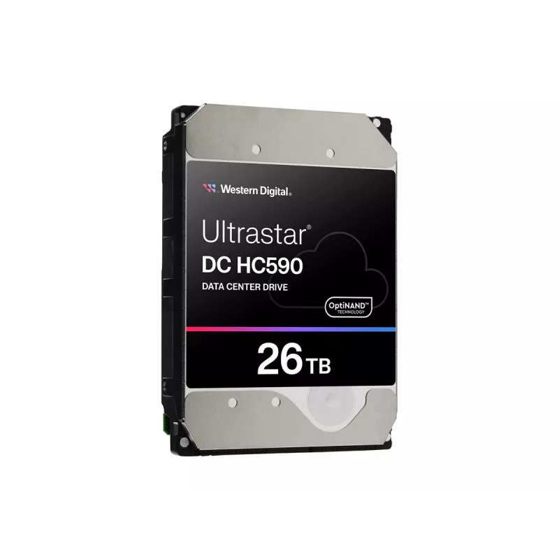 Western Digital WD Ultrastar DC HC590 0F65672 - Festplatte - Datencenter - verschlüsselt - 26 TB - intern - 3.5 (8.9 cm) - SATA 6Gb/s - 7200 U/min - P