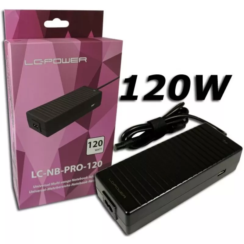 Zasilacz uniwersalny LC-Power LC-NB-PRO-120