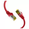 Kabel krosowy EFB-Elektronik RJ45 kat.6A S/FTP LSZH kat.7 surowy czerwony 0,15 m Producent: EFB Elektronik (MK7001.0,15R)