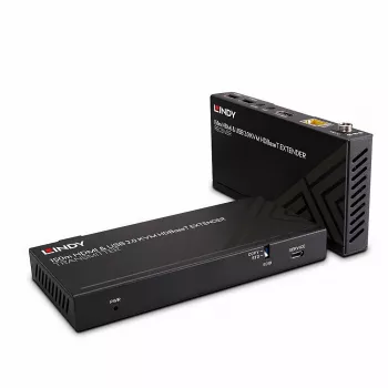 Lindy 150m Cat.6 HDMI 4K60, USB 2.0 i IR HDBaseT KVM Extender
