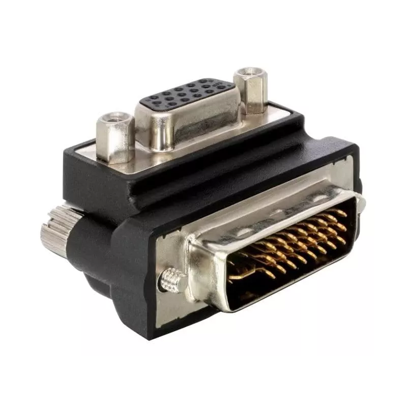 Przejściówka VGA DeLOCK DVI-I 15-pin FM VGA Czarny
