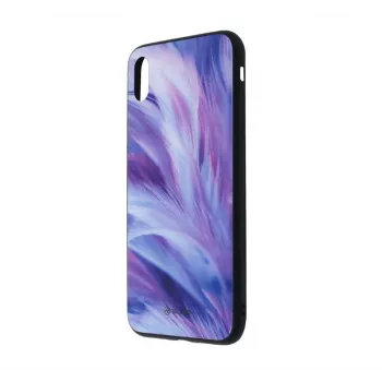 Etui na telefon Tellur Cover Glass Print do iPhone XS Max — ochronne etui z nadrukowanym szkłem na plecki