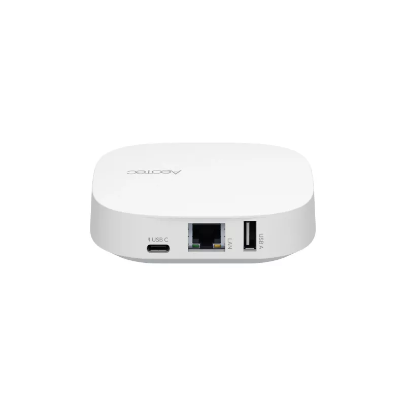 AEOTEC Smart Home Hub 2 – Działa jako koncentrator SmartThings, UE, Z-Wave, Zigbee 3.0, WiFi | GP-AEOHUBV4EU | Biały