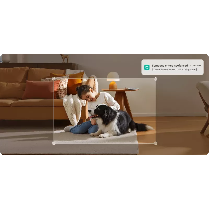 Kamera kopułkowa Smart Xiaomi C302 — 3 MP, H.265, obsługa microSD (8–256 GB)