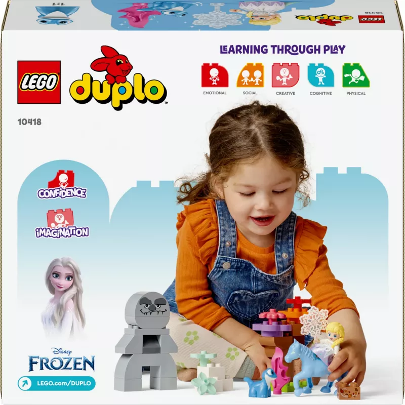 Zestaw LEGO DUPLO 10418 — Disney Elsa i Bruni w Zaczarowanym Lesie, 31 elementów, 2+ lat