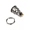 Przycisk Push button switch DimasTech PD211 22 mm Silverline Dot RGB — wandaloodporny panel sterowania