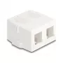 Ramka snap-in DeLOCK 85843 Plastik Biały 545x573x324 mm