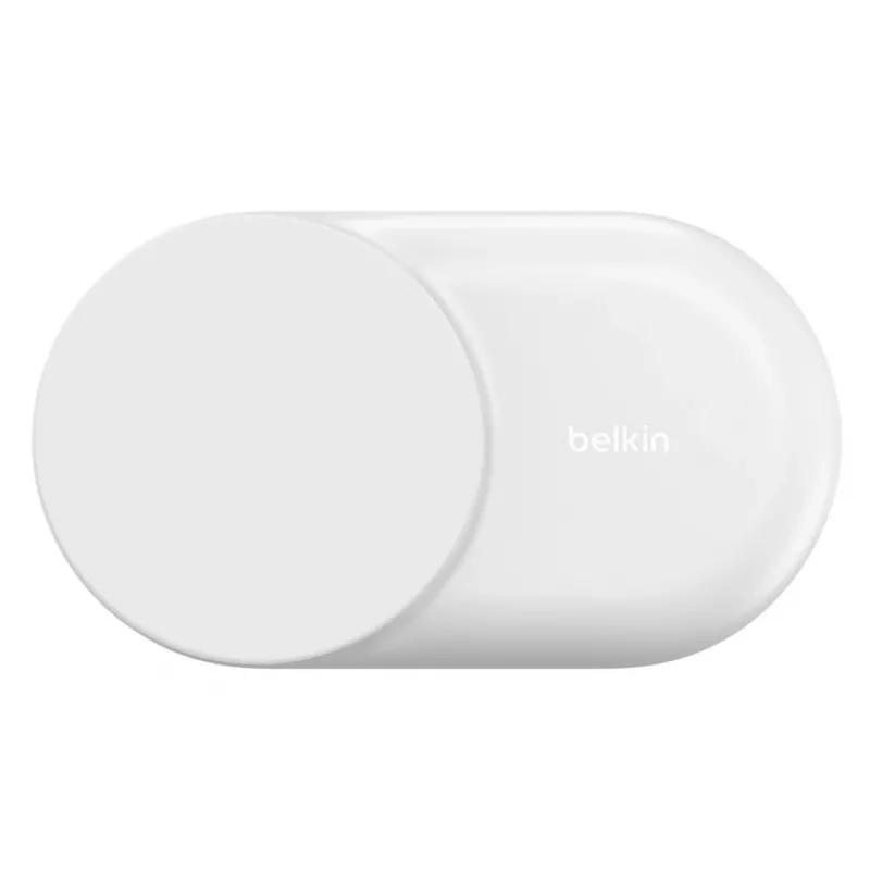Ładowarka wewnętrzna Belkin UltraCharge 25 W Qi2 3 w 1 magnetyczna UE biała okrągła