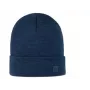 czapka BUFF MERINO HEAVYWEIGHT BEANIE SOLID NIGHT Niebieski