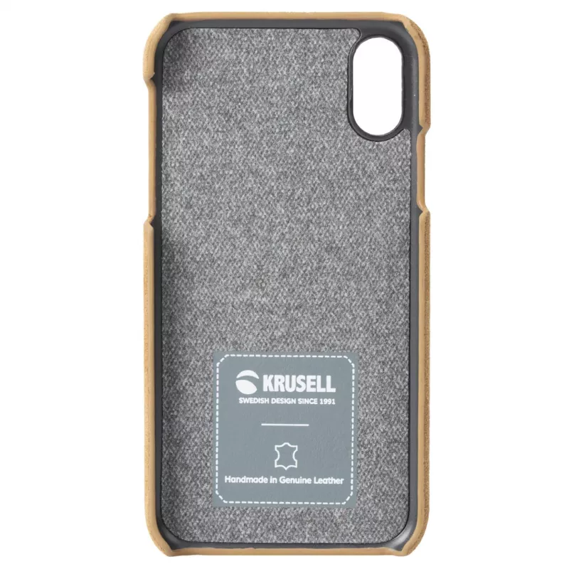 Cover Krusell Broby iPhone XS Max 16.5 cm (6.5 inch) Brązowy
