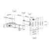 Uchwyt biurkowy do monitora LCD Maclean, VESA 75x75 i 100x100, 17-32 cali, 9 kg, MC-751N