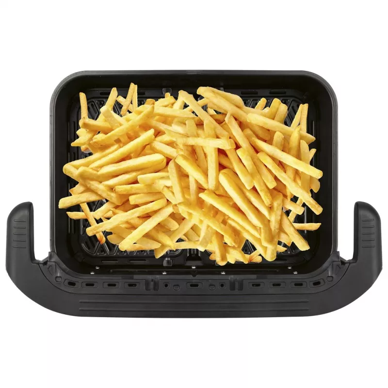 ProfiCook PC-FR 1313 H podwójna frytkownica beztłuszczowa, 10 L, 2400 W, czarno-stalowa nierdzewna