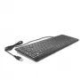 DeLOCK 12170 Klawiatura Uniwersalna USB QWERTZ Niemiecka Czarna Mechaniczna RGB