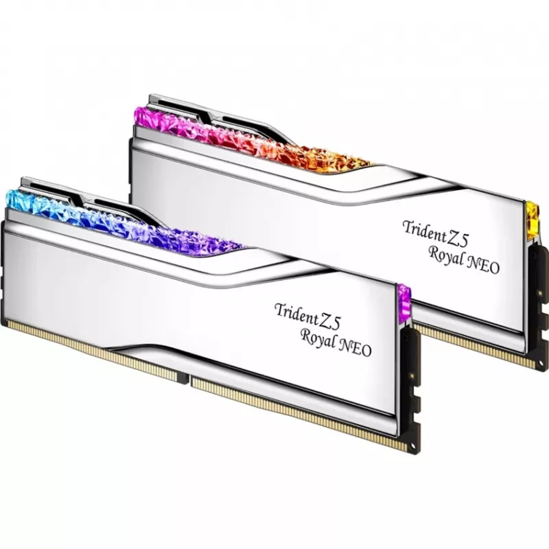 Trident Z5 Royal NEO RGB EXPO 32GB (2x16GB) DDR5 PC5-48000C28 6000MHz – srebrny