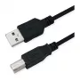 ROLINE RM Kabel USB 2.0, Typ A-B, czarny, 0,8 m