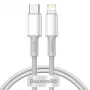 Kabel Baseus CATLGD-02 Lightning 1 m Biały