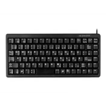 CHERRY Compact , Combo (USB + PS/2), DE klawiatura Office USB + PS/2 QWERTY Czarny