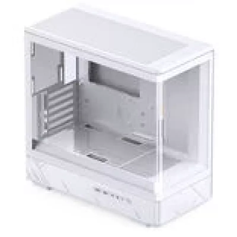 Jonsbo D200 biała obudowa midi tower mATX ze szkłem hartowanym i wyświetlaczem Mini Temp