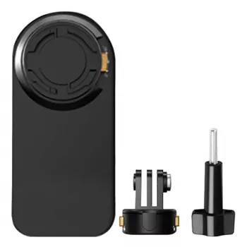 Uchwyt na plecak Puluz PU1055B do kamer sportowych — kompatybilny z Osmo Action 5, Pro Insta360, Ace Pro 2 — czarny