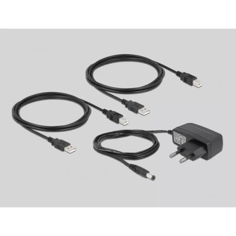DeLOCK 11492 przełącznik danych komputerowych USB Typ-A na USB Typ-B 0,48 Gbit/s