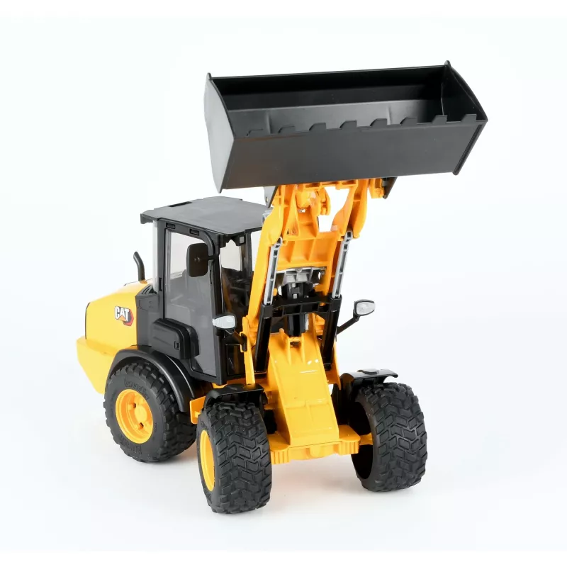 Kompaktowy przegubowy ładowacz kołowy BRUDER BR-02485 model w skali 1:16, odlewany ciśnieniowo pojazd do zabawy