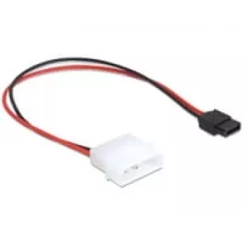 Kabel zasilający Delock Molex 4-pinowy wtyk na cienki SATA 6-pinowe gniazdo 24 cm