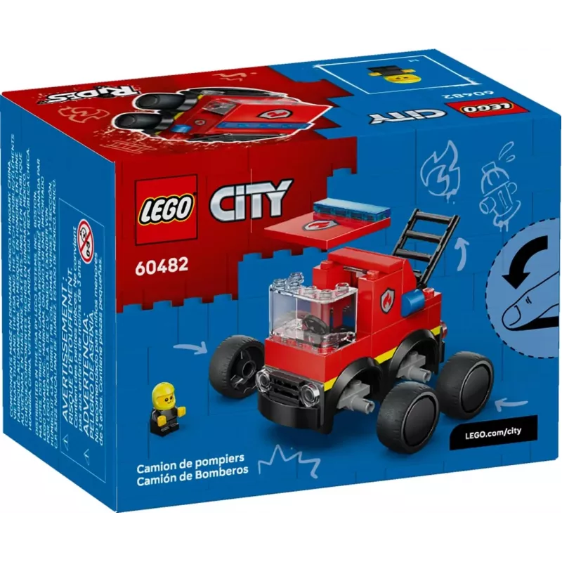 LEGO CITY 60482 Rides - Wóz strażacki