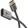 Ultra High-Speed HDMI-Flexiadapter, kabel czarny/złoty